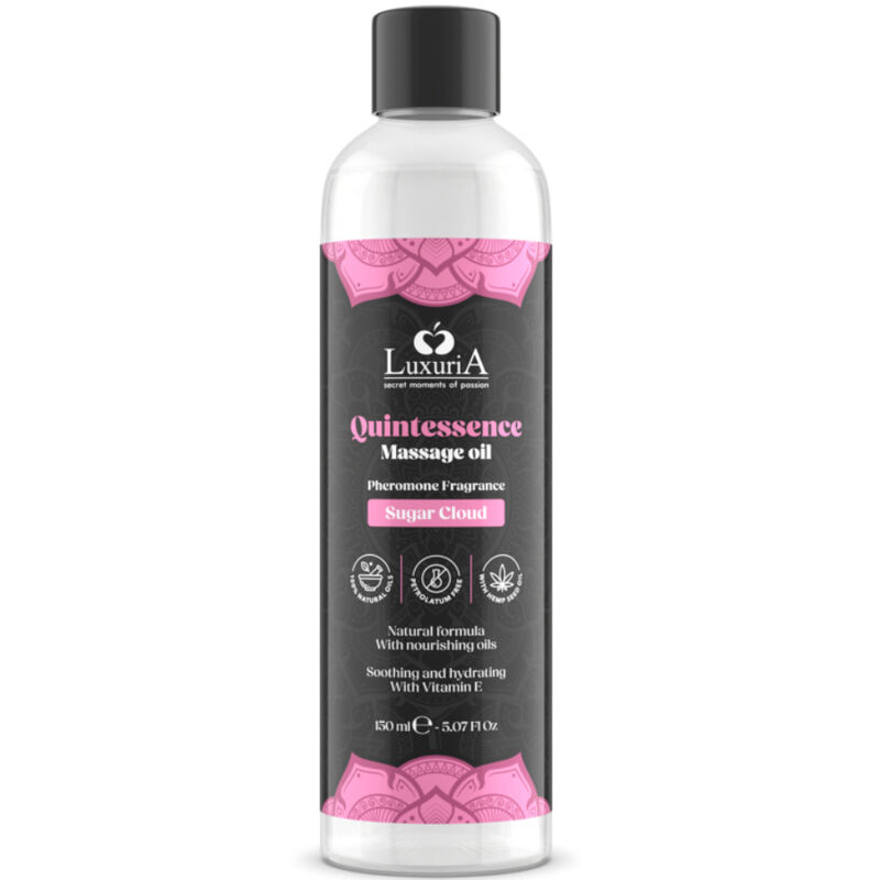 Óleo de massagem INTIMATELINE Luxuria Nuvem de açúcar, 150 ml