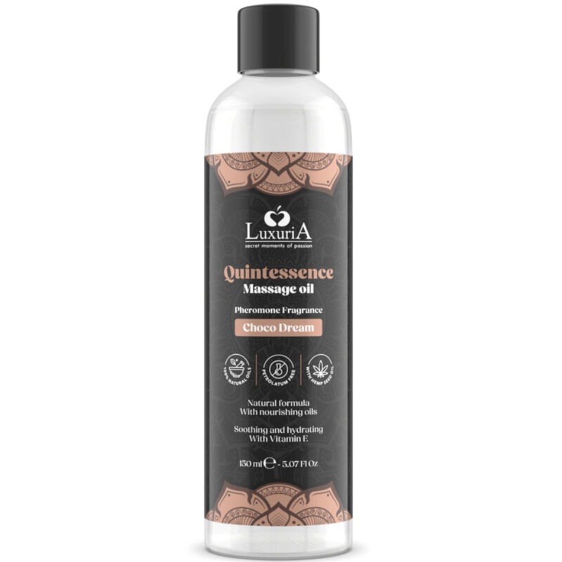 Óleo de massagem de chocolate INTIMATELINE Luxuria, 150 ml