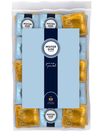 MISTER SIZE - PRESERVATIVOS TALLA M 53 MM (100 UNIDADES)