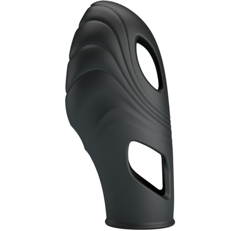 Vibrador de dedo PRETTY LOVE em silicone preto
