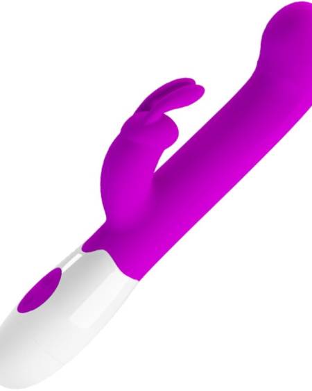 Vibrador coelho Pretty Love Centaur roxo com braço externo