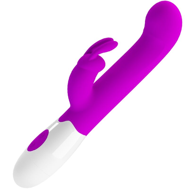 Vibrador coelho Pretty Love Centaur roxo com braço externo