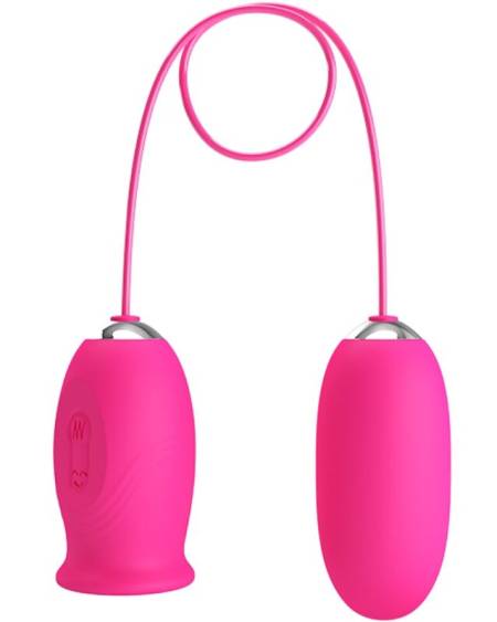 Ovo vibrador rosa Pretty Love Daisy com língua estimuladora do clítoris