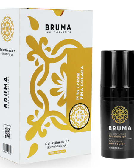 Gel estimulante íntimo BRUMA Onagra com sabor a piña colada, frasco de 15 ml