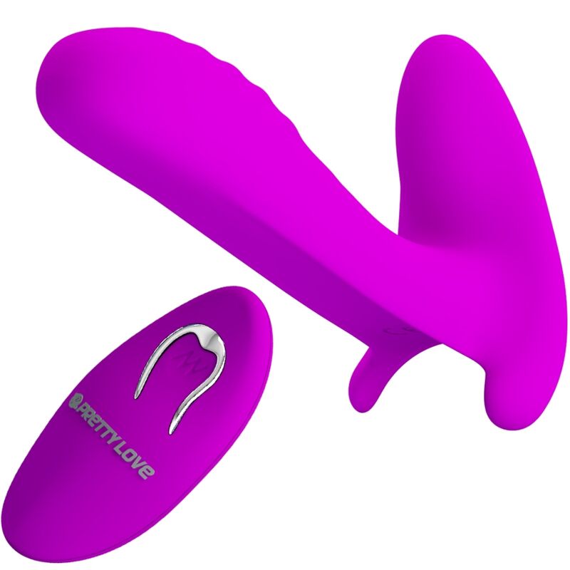 Vibrador PRETTY LOVE roxo com comando sem fios e 12 modos de vibração