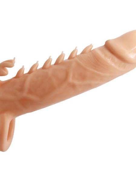 Capa peniana vibratória PRETTY LOVE Emmit com vibrador tipo bala