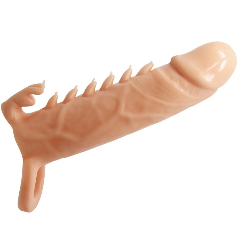 Capa peniana vibratória PRETTY LOVE Emmit com vibrador tipo bala