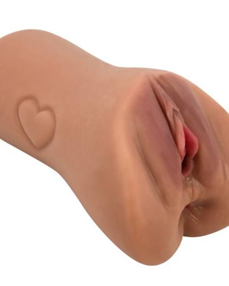 Masturbador masculino CRAZY BULL Scarlet com duas aberturas vaginal e anal