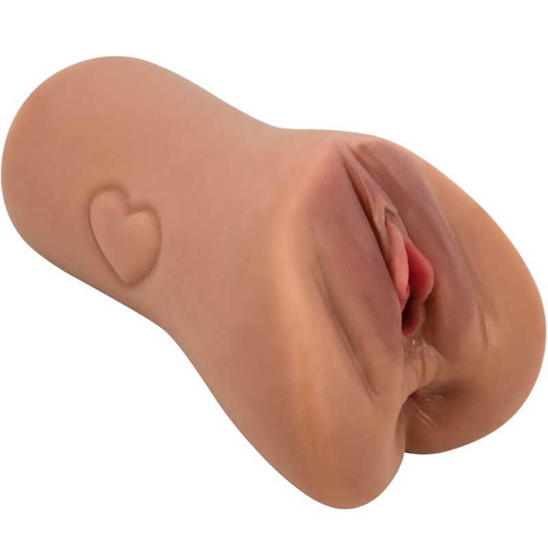 Masturbador masculino CRAZY BULL Scarlet com duas aberturas vaginal e anal