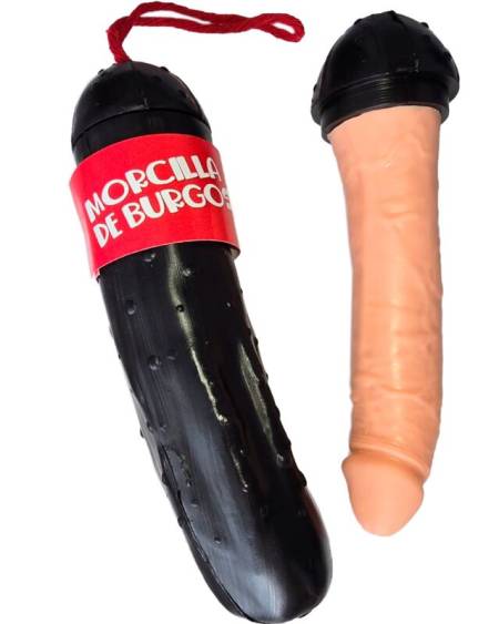 Dildo DIABLO PICANTE em forma de morcela de Burgos