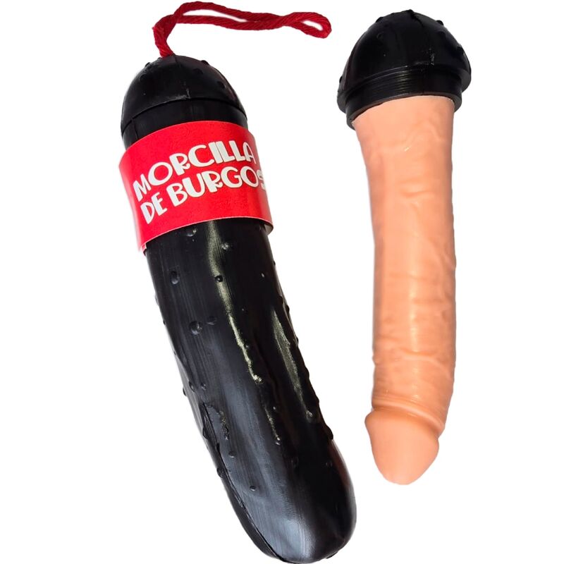 Dildo DIABLO PICANTE em forma de morcela de Burgos