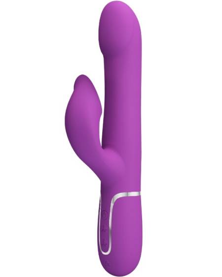 Vibrador coelho Pretty Love 4 em 1 roxo