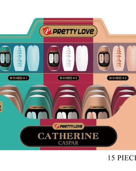 Masturbador masculino Pretty Love Caspar com três túneis individuais