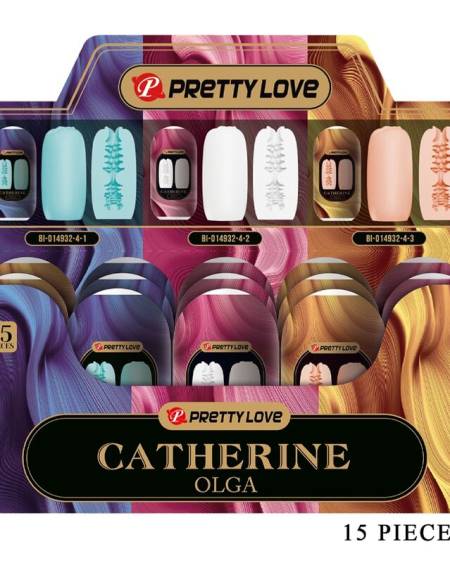 Pack OLGA Pretty Love com 15 masturbadores masculinos variados