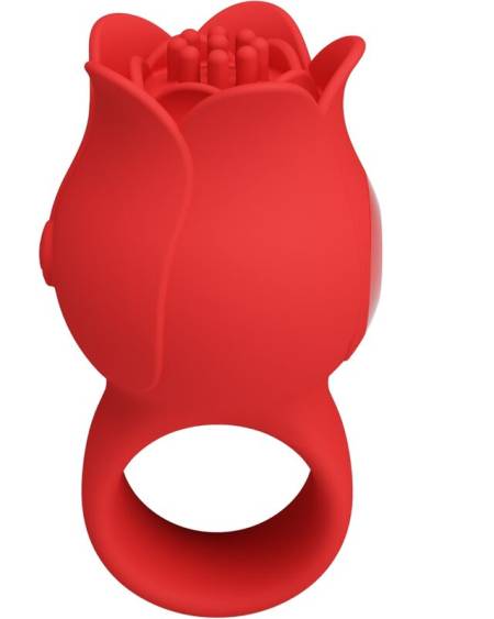 Vibrador de dedo PRETTY LOVE JAE em forma de rosa