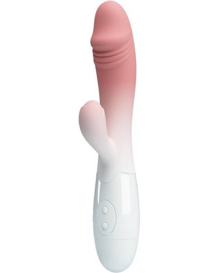 Vibrador coelho PRETTY LOVE Snappy cor-de-rosa, com 30 funções de vibração