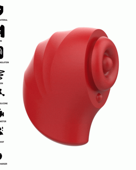Estimulador de clítoris DONNIE da INTENSE HIGH TECH, disponível em vermelho e verde