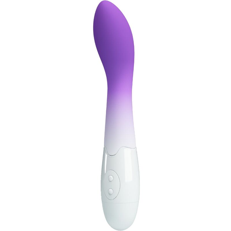 Vibrador de ponto G PRETTY LOVE Bishop roxo, com formato curvo