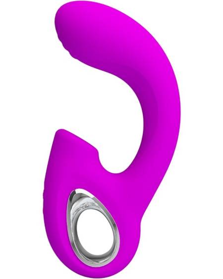 Vibrador PRETTY LOVE Sibel roxo para ponto G e estimulação do clítoris