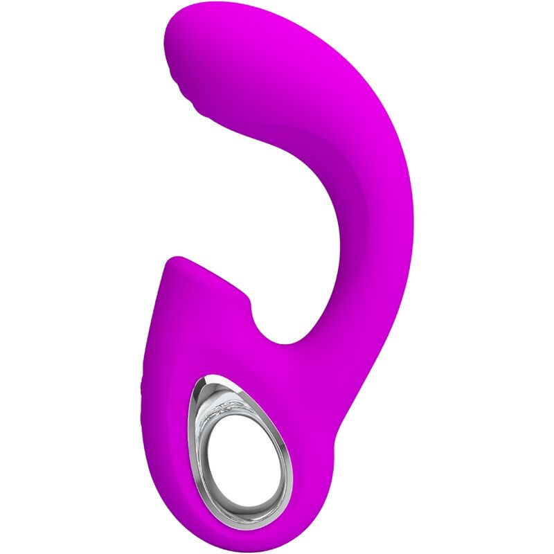 Vibrador PRETTY LOVE Sibel roxo para ponto G e estimulação do clítoris
