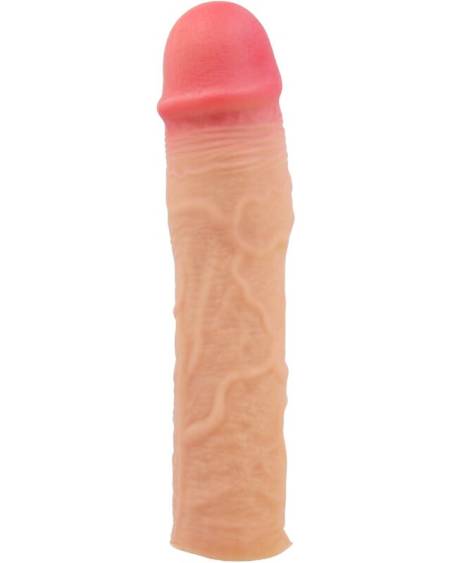 Capa peniana PRETTY LOVE Stevenson com extensão de 7,6 cm e textura exterior em relevo