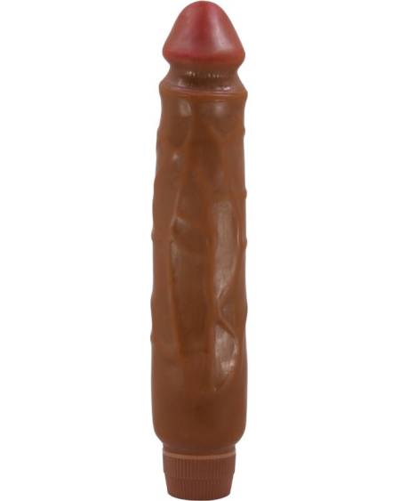 Vibrador realista BAILE Jack de 26 cm, em tom moreno