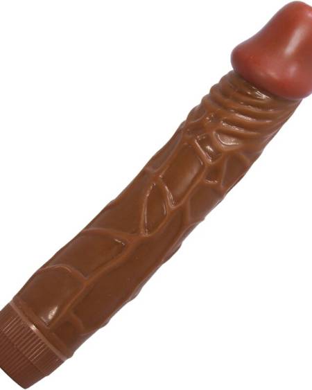 Vibrador realista BAILE Bob de 22,5 cm, com formato esculpido