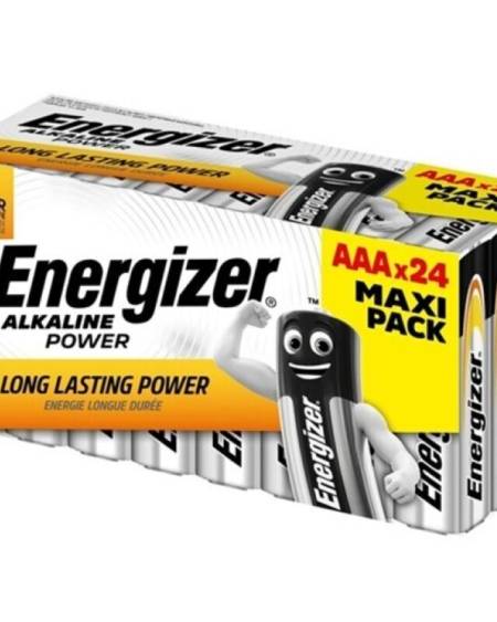 Pack de 24 pilhas alcalinas AAA LR03 ENERGIZER Alkaline Power, em 3 caixas de 8 unidades