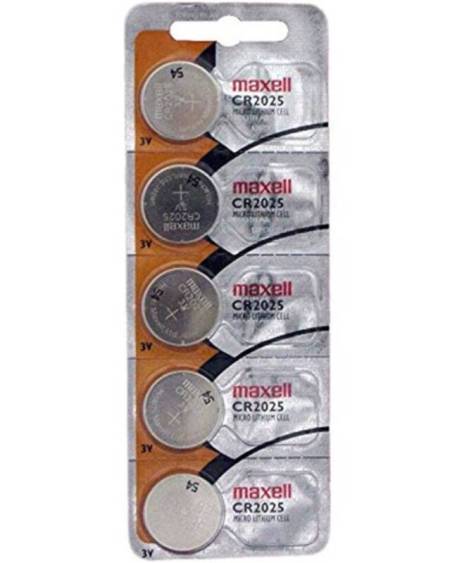 MAXELL - PILA BOTÓN LITIO CR2025 3V BLISTER*5