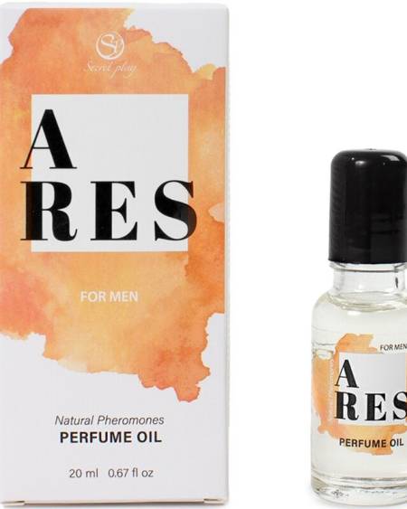 SECRETPLAY - ARES PERFUME NATURAL FEROMONAS EN ACEITE PARA HOMBRE 20 ML