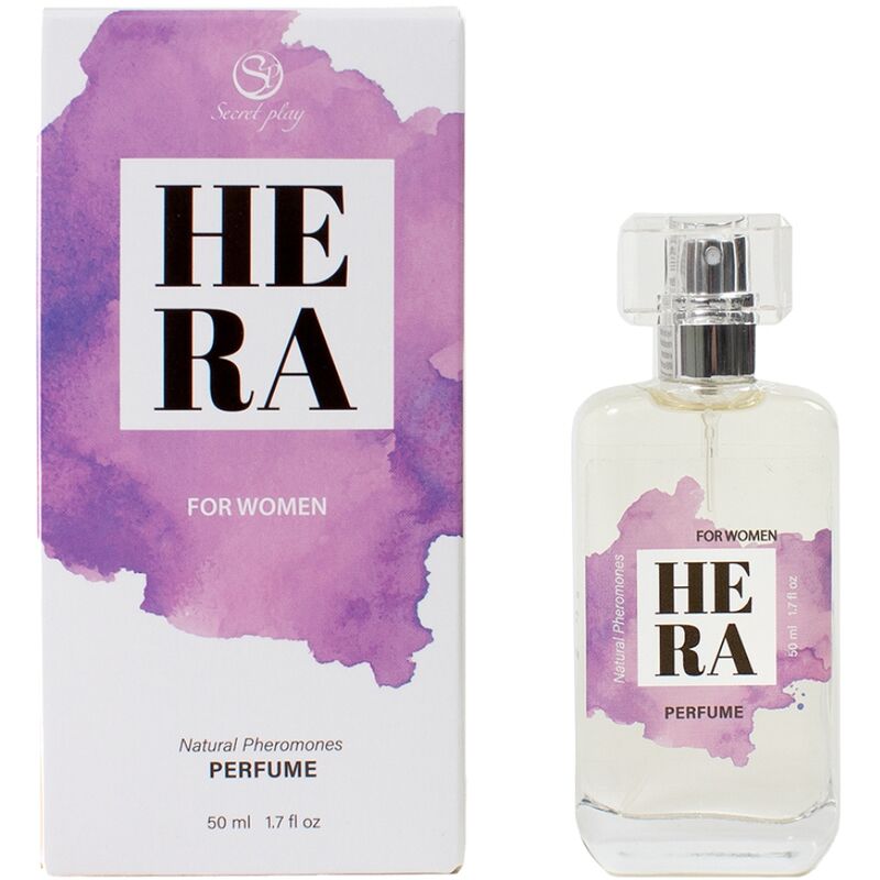 Perfume Hera com feromonas naturais SECRETPLAY em frasco spray de 50 ml