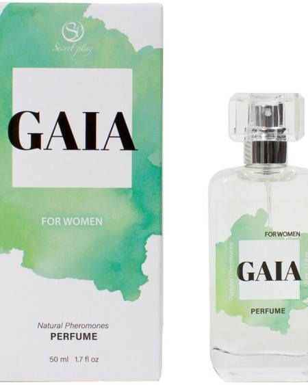 Frasco spray de perfume feminino Gaia com feromonas da SECRETPLAY, 50 ml
