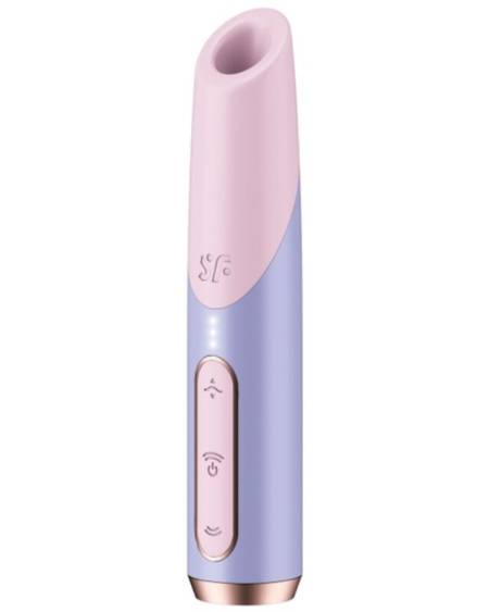 Estimulador clitoriano SATISFYER Bold Kiss rosa e violeta