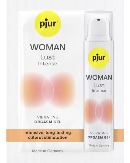 Gel estimulante clitoriano PJUR WOMAN LUST INTENSE em monodose de 1,5 ml