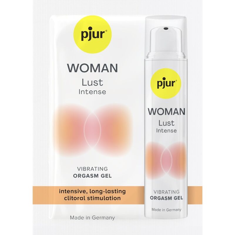 Gel estimulante clitoriano PJUR WOMAN LUST INTENSE em monodose de 1,5 ml