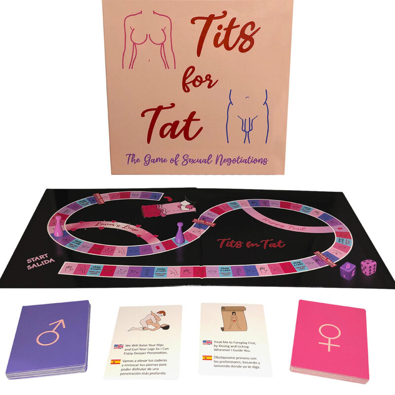 Jogo de tabuleiro TITS FOR TAT da KHEPER GAMES para casais