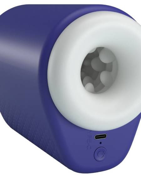 PRETTY LOVE - DJ LADY MASTURBADOR MASCULINO CON VIBRACIÓN 5 CONFIGURACIONES MORADO