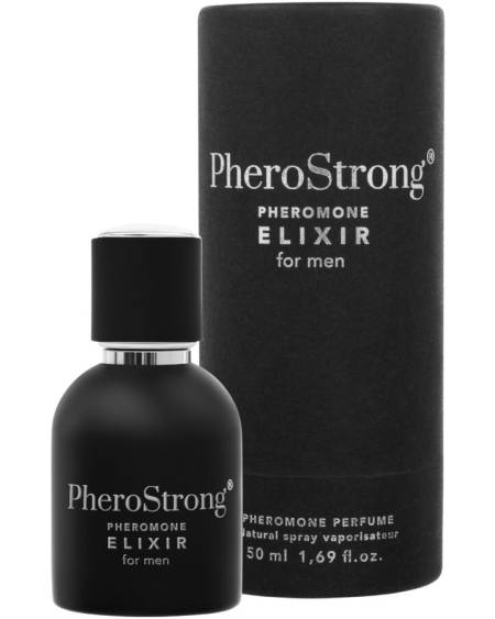 Elixir de feromonas PHEROSTRONG para homem, disponível em 2 ml e 50 ml