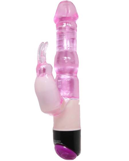 Vibrador coelho BAILE Waves of Pleasure de 23 cm, com acessório rabbit