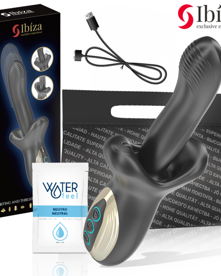 IBIZA - POTENTE VIBRADOR EFECTO THRUSTING Y BITING