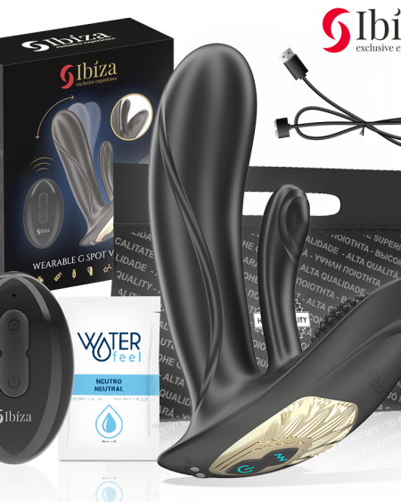IBIZA - VIBRADOR WEARABLE CON ESTIMULACIÓN PUNTO-G Y CLÍTORIS CON CONTROL REMOTO