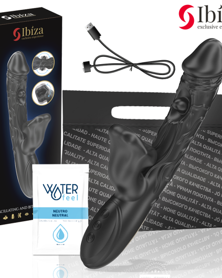 Vibrador clitoriano IBIZA com efeito de sucção e rotação