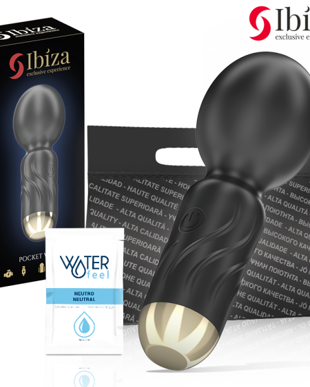 Vibrador massajador tipo wand de bolso IBIZA TECHNOLOGY