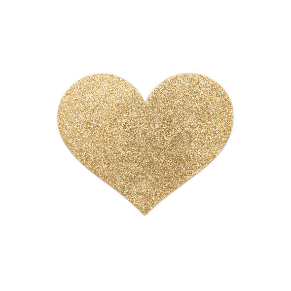 Pezoneras Flash Corazón Dorado da BIJOUX INDISCRETS