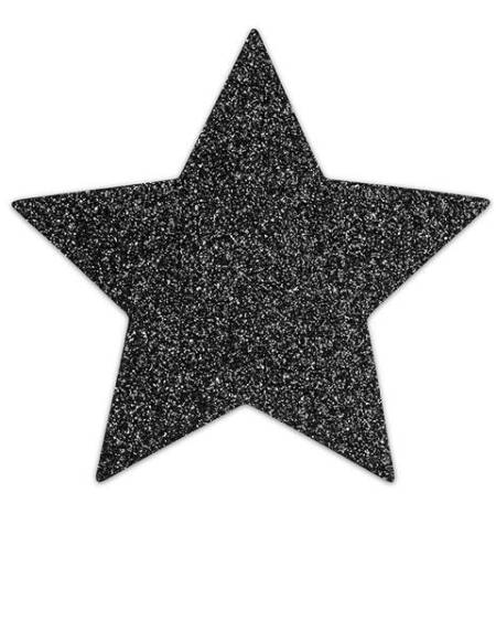 Decorações corporais autoadhesivas Pezoneras Flash Estrella Negro