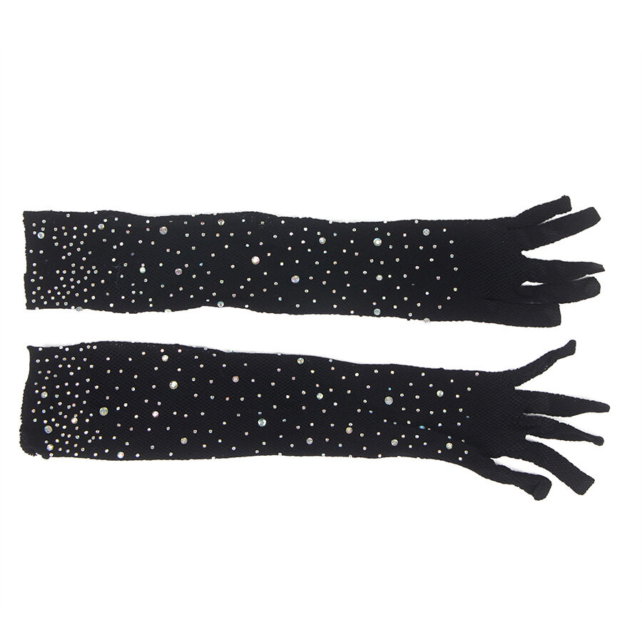 SUBBLIME - 957469 GUANTES TRANSPARENTES CON BRILLO NEGRO S/M