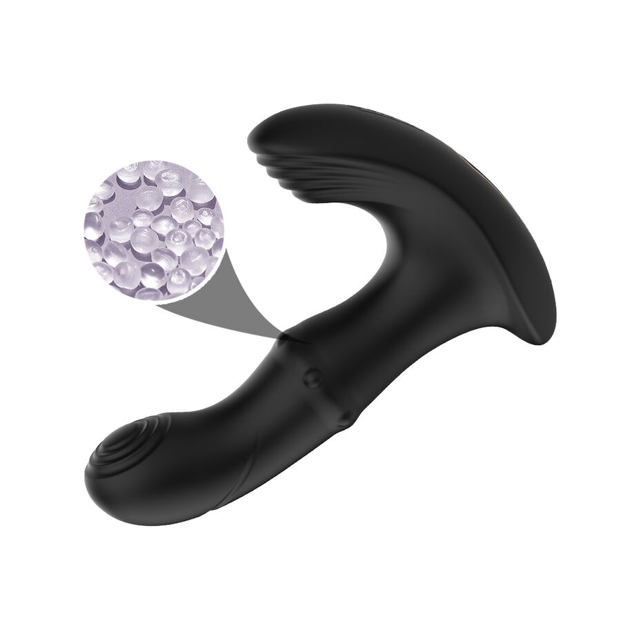ARMONY - VIBRADOR ANAL PRÓSTATA CONTROL REMOTO NEGRO