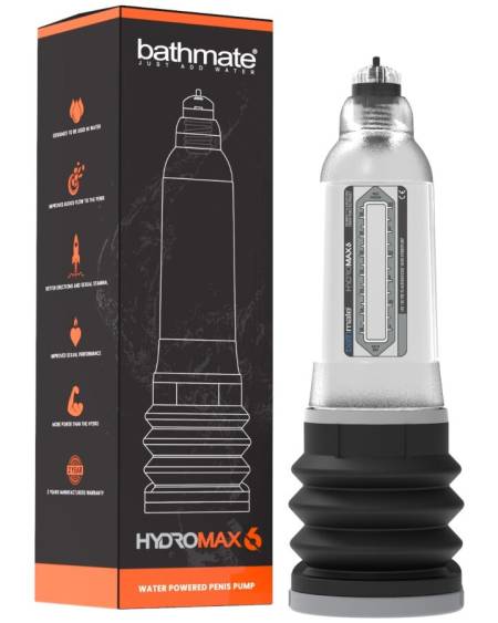 Bomba peniana transparente BATHMATE HYDROMAX 6