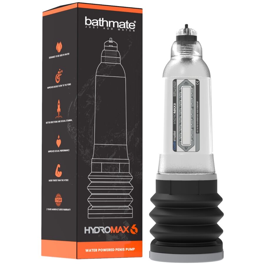 Bomba peniana transparente BATHMATE HYDROMAX 6