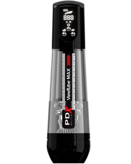 Masturbador automático transparente PDX ELITE ViewTube Max View